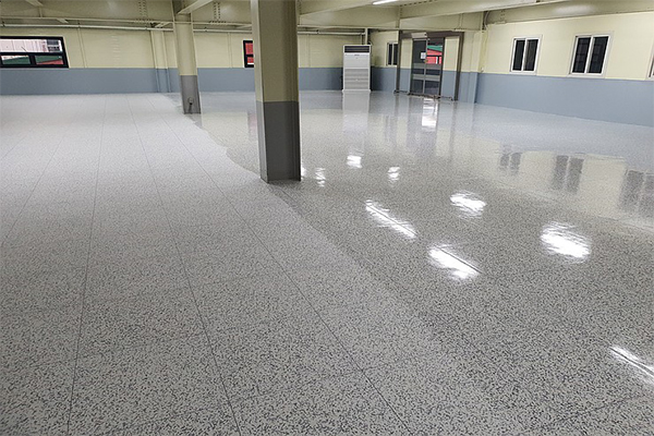 ESD Tiles Installation for Automotive Electronic Parts Plant